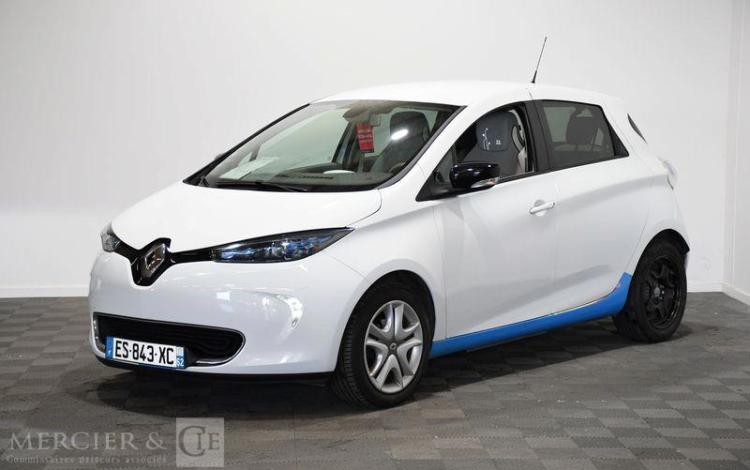 RENAULT ZOE R90 40KWH ACHAT-INTEGRAL CHARGE-NORMALE ZEN BLANC ES-843-XC