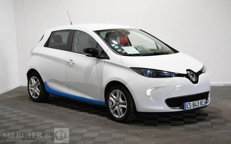 RENAULT ZOE R90 40KWH ACHAT-INTEGRAL CHARGE-NORMALE ZEN BLANC ES-843-XC