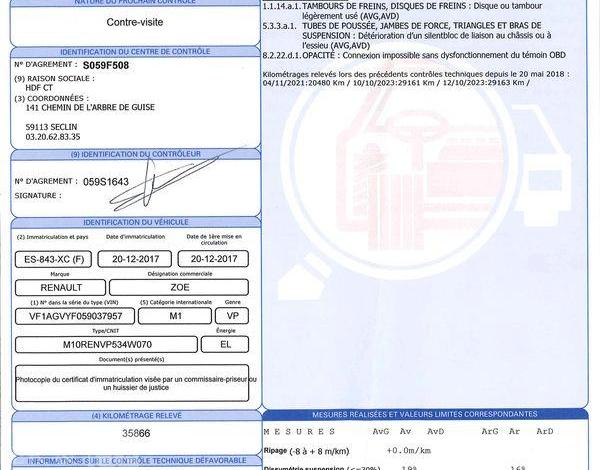 RENAULT ZOE R90 40KWH ACHAT-INTEGRAL CHARGE-NORMALE ZEN BLANC ES-843-XC