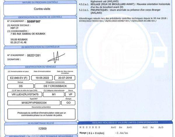 DS DS7 2.0 BLUEHDI 180 PERFORMANCE LINE PLUS EAT GRIS EZ-848-EV