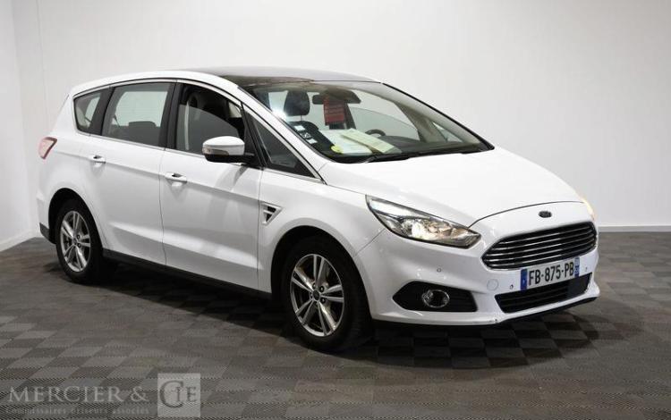 FORD S-MAX 2,0 TDCI 150CH TITANIUM POWERSHIFT BVA S&S BLANC FB-875-PB