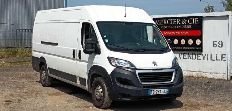 PEUGEOT BOXER 3 PHASE 3 FOURGON 435 L4H2 2,0 BLUE HDI 16V 130 CV – DIESEL – 312244 KMS BLANC FD-261-JL