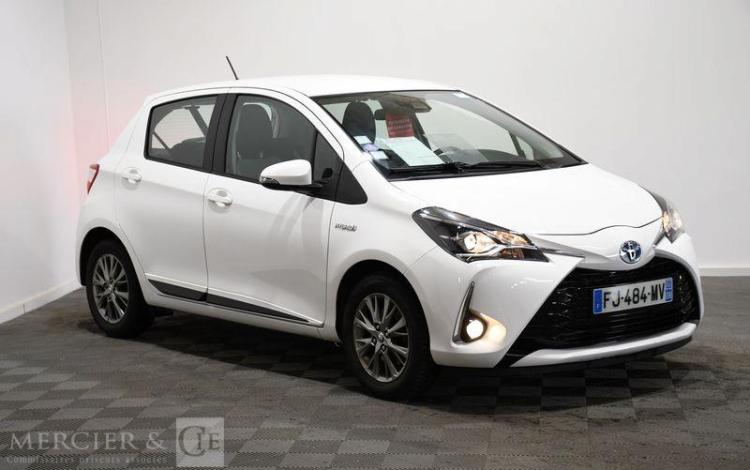 TOYOTA YARIS 1.5 VVTI 100H 75 HYBRID DYNAMIC BVA BLANC FJ-484-MV