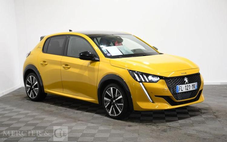 PEUGEOT 208 1.2 PURETECH 100 GT LINE EAT JAUNE FL-121-YK