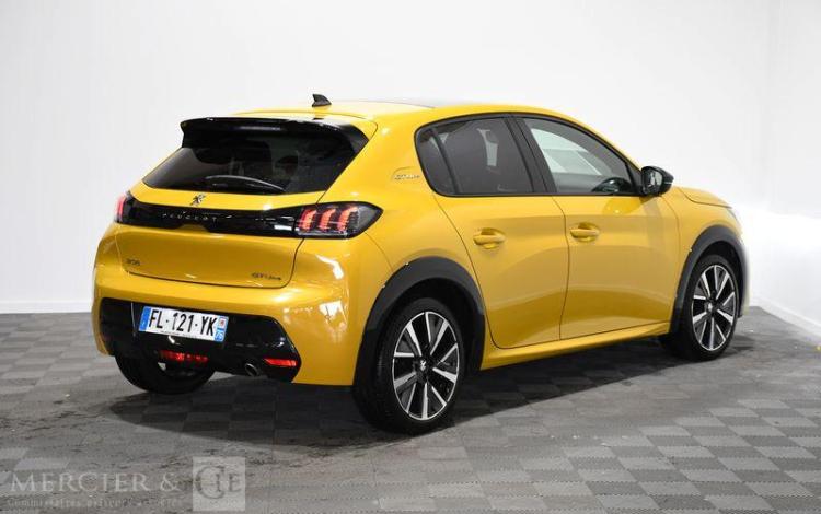 PEUGEOT 208 1.2 PURETECH 100 GT LINE EAT JAUNE FL-121-YK