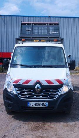 RENAULT MASTER R3500RJ 2.3 DCI 16V 165CV ENERGY BENNE AVEC COFFRE  ACIER DIESEL BLANC FL-809-BZ