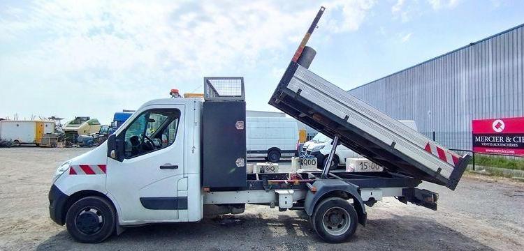 RENAULT MASTER R3500RJ 2.3 DCI 16V 165CV ENERGY BENNE AVEC COFFRE  ACIER DIESEL BLANC FL-809-BZ