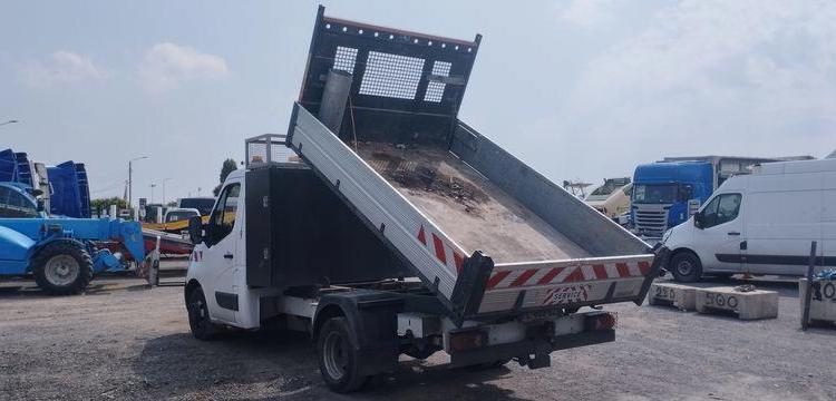 RENAULT MASTER R3500RJ 2.3 DCI 16V 165CV ENERGY BENNE AVEC COFFRE  ACIER DIESEL BLANC FL-809-BZ