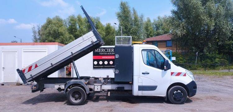 RENAULT MASTER R3500RJ 2.3 DCI 16V 165CV ENERGY BENNE AVEC COFFRE  ACIER DIESEL BLANC FL-809-BZ