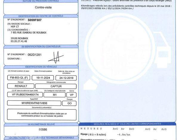 RENAULT CAPTUR DCI115 INTENS EDC ROUGE FM-853-QL