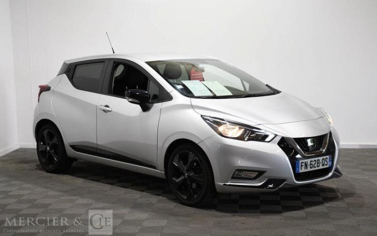 NISSAN MICRA IG-T 100 N-TEC GRIS FN-628-QS