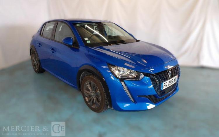 PEUGEOT e-208 135ch 50KWH ALLURE BVA – VENTE SUR DESIGNATION A CAVAILLON BLEU FQ-295-XS
