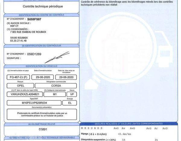 OPEL CORSA E-ELECTRIC 135 77PPM ORA FQ-467-ZJ