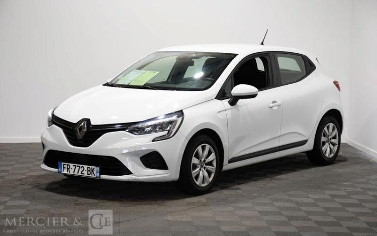 RENAULT CLIO V SOCIETE 1.5 BLUEDCI 85 AIR NAVI BLANC FR-772-BK