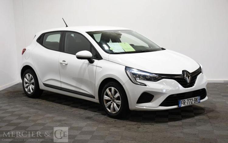 RENAULT CLIO V SOCIETE 1.5 BLUEDCI 85 AIR NAVI BLANC FR-772-BK