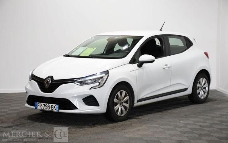 RENAULT CLIO V SOCIETE 1.5 BLUEDCI 85 AIR NAVI BLANC FR-798-BK