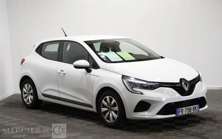 RENAULT CLIO V SOCIETE 1.5 BLUEDCI 85 AIR NAVI BLANC FR-798-BK