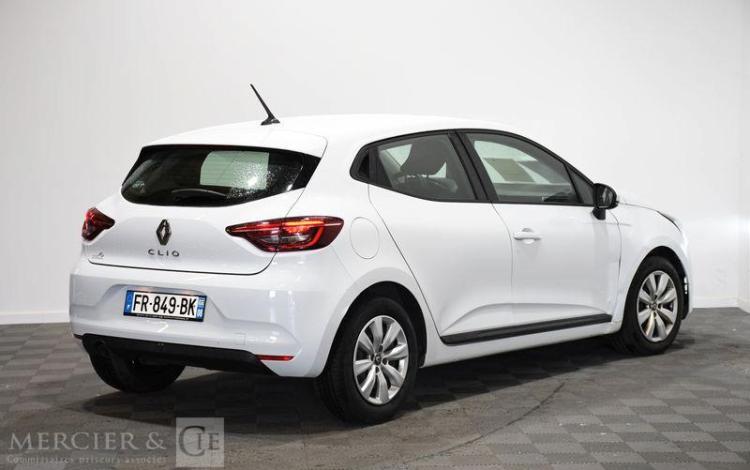 RENAULT CLIO V SOCIETE 1.5 BLUEDCI 85 AIR NAVI BLANC FR-849-BK