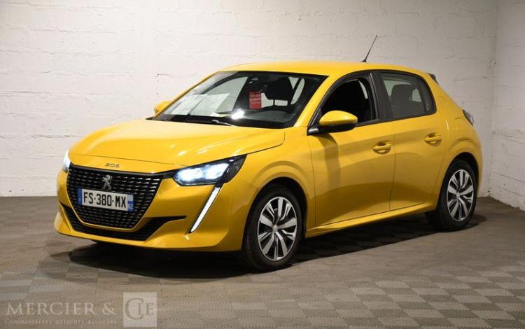 PEUGEOT 208 1,2 PURETECH 100CH S&S JAUNE FS-380-MX