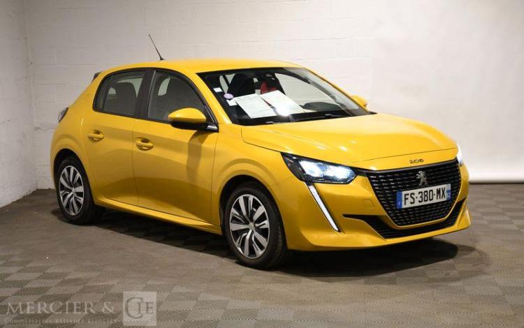 PEUGEOT 208 1,2 PURETECH 100CH S&S JAUNE FS-380-MX