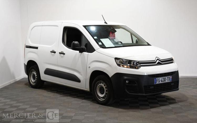 CITROEN BERLINGO 1.5 BLUEHDI 100 650KG M L1 DRIVER vente à pro immo police BLANC FS-430-TX