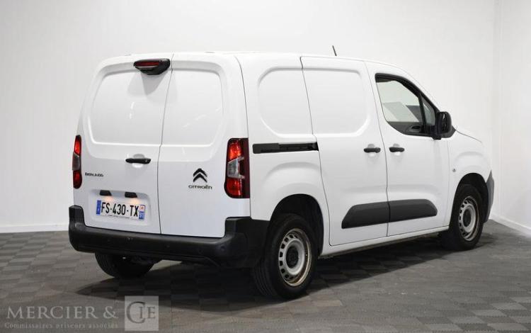 CITROEN BERLINGO 1.5 BLUEHDI 100 650KG M L1 DRIVER vente à pro immo police BLANC FS-430-TX