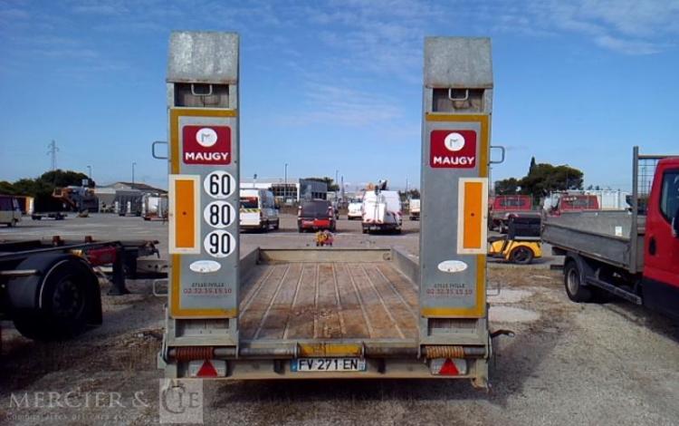 HUBIERE REMORQUE PL PORTE ENGIN 2 ESSIEUX PTAC 8T ALU FV-271-EN