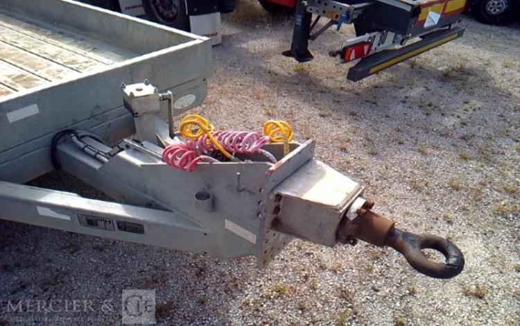 HUBIERE REMORQUE PL PORTE ENGIN 2 ESSIEUX PTAC 8T ALU FV-271-EN