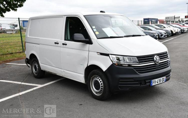 VOLKSWAGEN TRANSPORTER T6.1 2.0 TDI 110 L1H1 BLANC FV-416-DX
