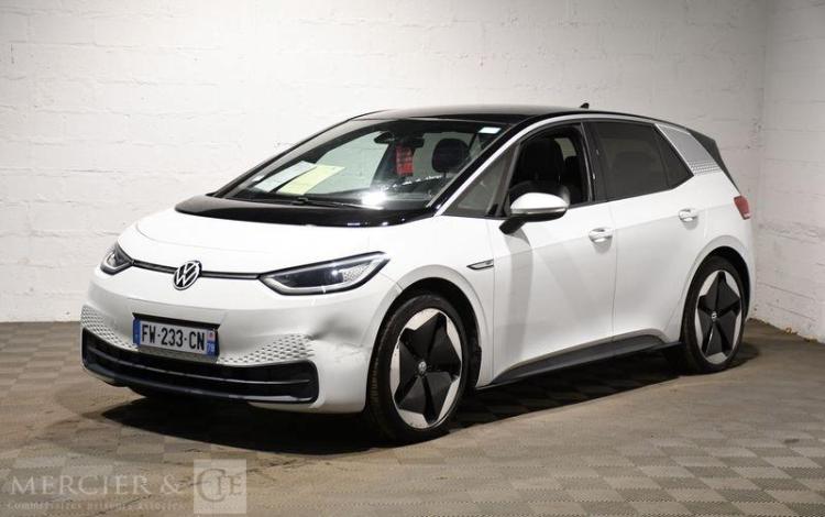 VOLKSWAGEN ID3 ELECTRIC 205 58KWH PRO PERFORMANCE BLANC FW-233-CN