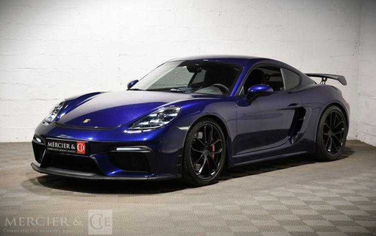 PORSCHE 718 CAYMAN 4,0 GT4 BLEU FZ-673-SE