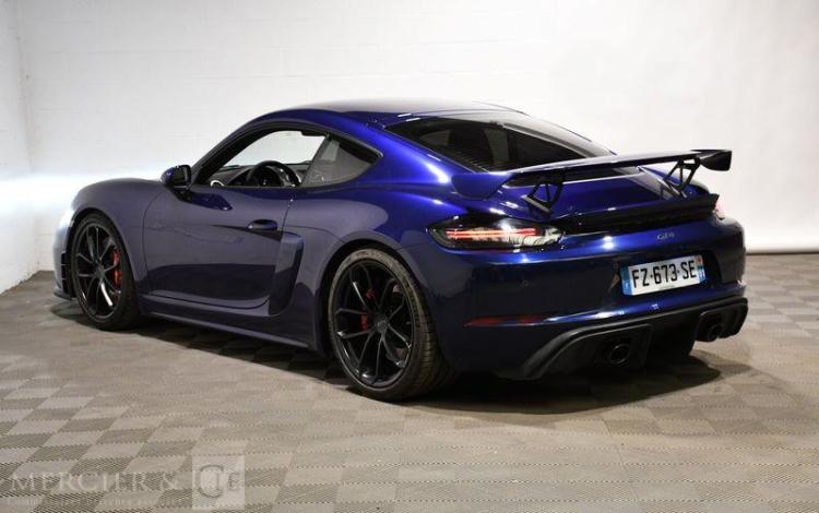 PORSCHE 718 CAYMAN 4,0 GT4 BLEU FZ-673-SE
