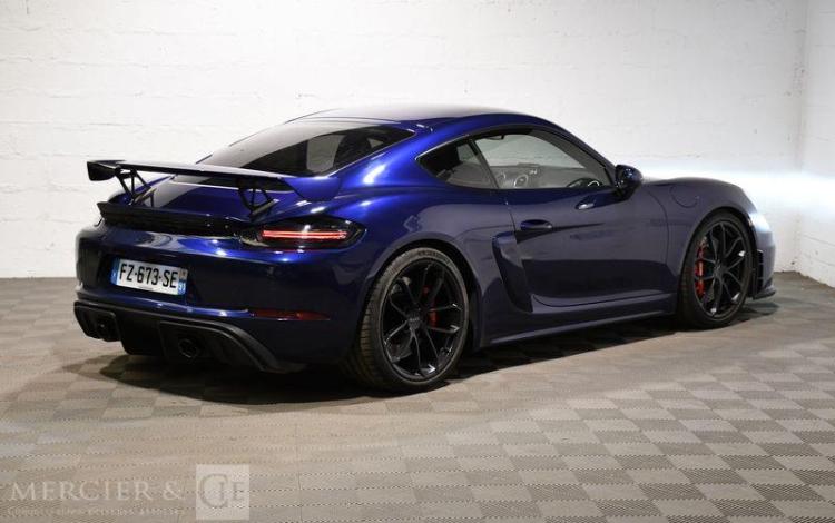 PORSCHE 718 CAYMAN 4,0 GT4 BLEU FZ-673-SE