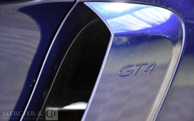 PORSCHE 718 CAYMAN 4,0 GT4 BLEU FZ-673-SE