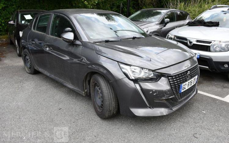 PEUGEOT 208 A,E BLUEHDI ACTIVE vente à pro car à depedaler obligatoirement GRIS GC-916-DB
