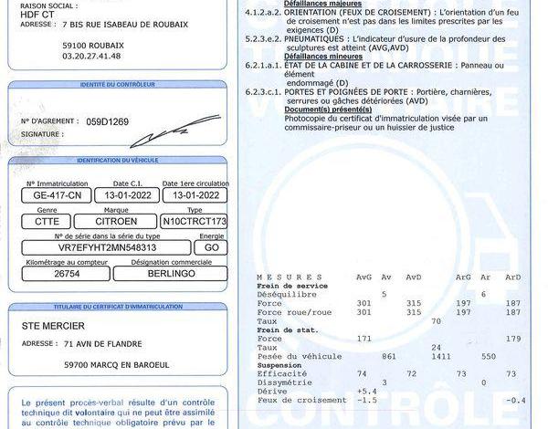 CITROEN BERLINGO VAN M BLANC GE-417-CN