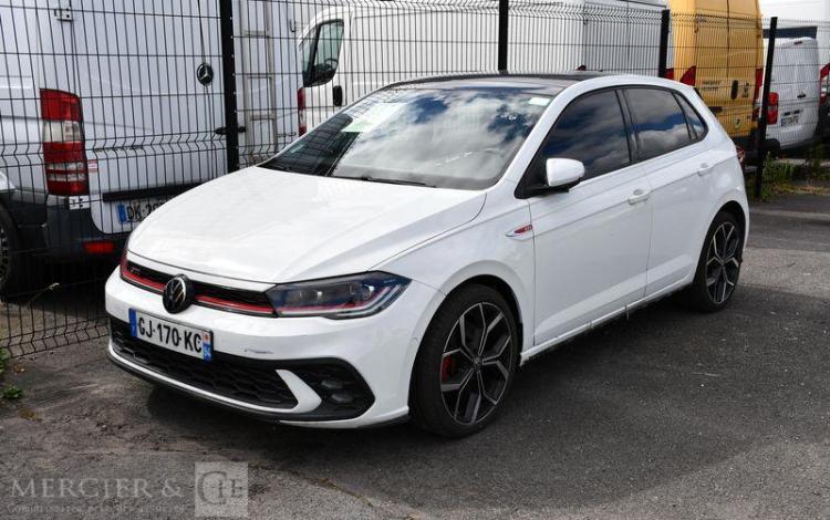 VOLKSWAGEN POLO 2,0 TSI 207CH DSG7 GTI mention ve 6/6/23 vente à pro uniquement BLANC GJ-170-KC