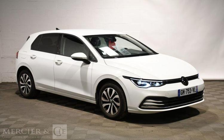VOLKSWAGEN GOLF VIII VOLKSWAGEN Golf 1.0 TSI 110ch ACTIVE BLANC GM-753-VL