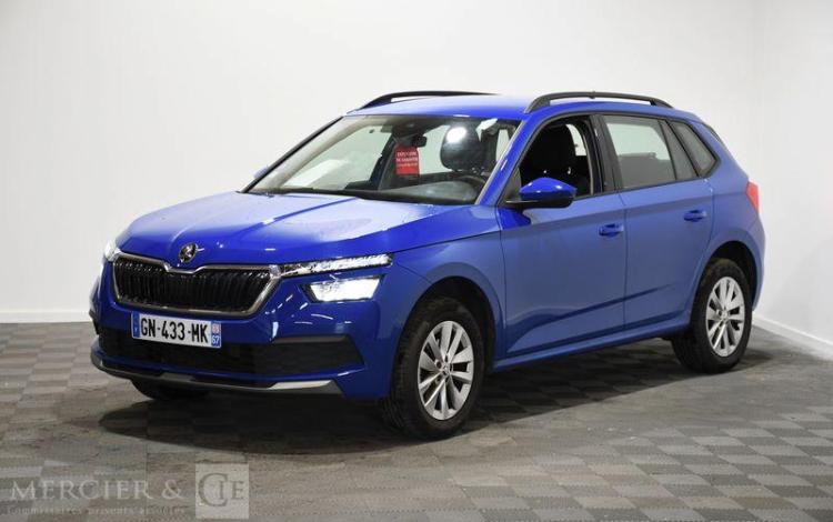 SKODA KAMIQ EX Auto Ecole 1,0 TSI EVO 95CH AMBITION BLEU GN-433-MK