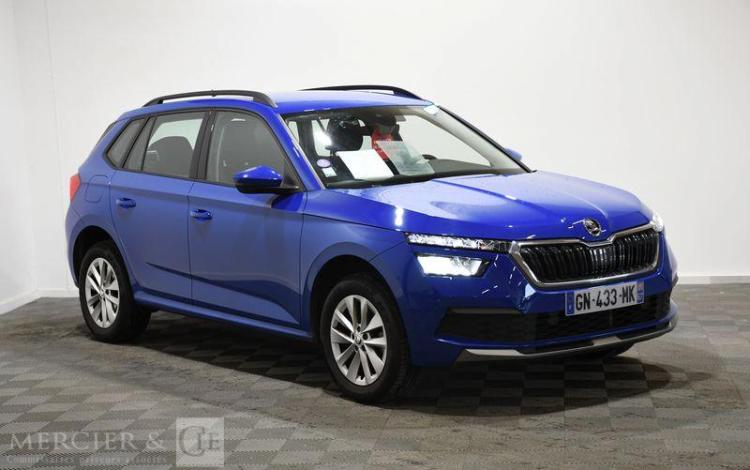 SKODA KAMIQ EX Auto Ecole 1,0 TSI EVO 95CH AMBITION BLEU GN-433-MK