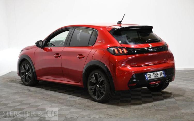 PEUGEOT 208 1.2 PURETECH 130 GT EAT ROUGE GP-168-YP