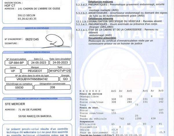 PEUGEOT 208 EX AUTOECOLE 1.5 BLUEHDI 100 ACTIVE GRIS GP-884-BP