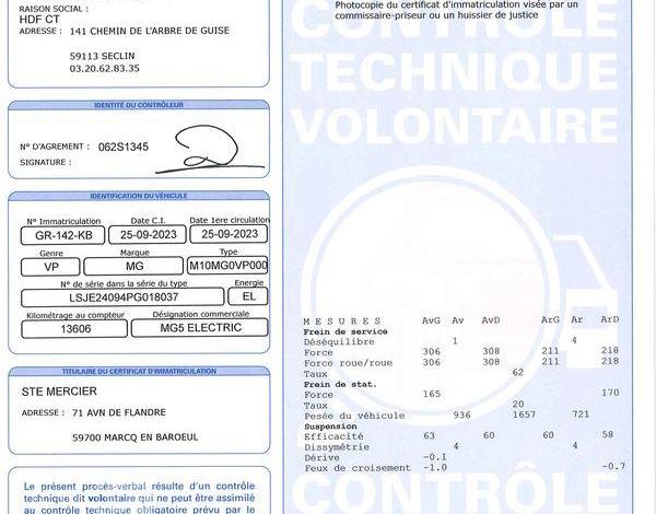 MG MG5 ELECTRIC 155 61.1KWH LUXURY ROUGE GR-142-KB