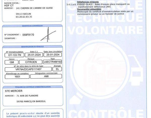 CITROEN MY AMY 10 5.5kWh TONIC GRIS GT-133-TN