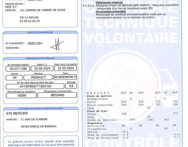 RENAULT MEGANE 1.3 TCE 140 TECHNO EDC BLANC GV-577-GM