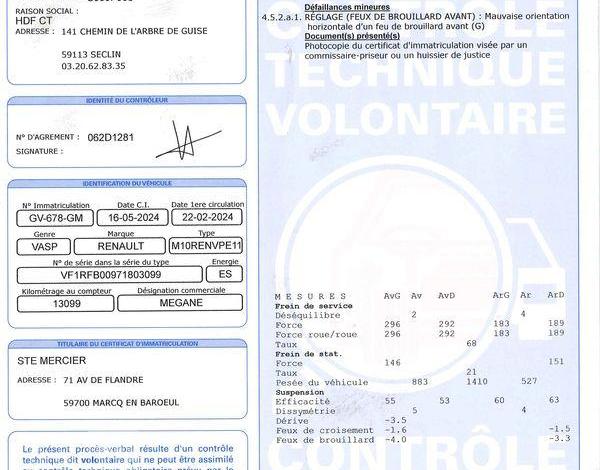 RENAULT MEGANE STE 1.3 TCE 140 TECHNO EDC BLANC GV-678-GM