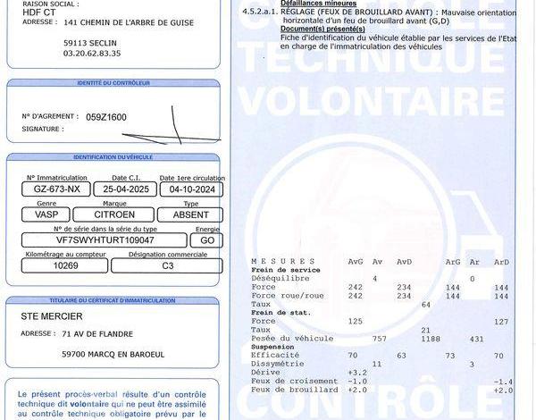CITROEN C3 III STE 1.5 BLUEHDI 100 PRO BUSINESS R BLANC GZ-673-NX