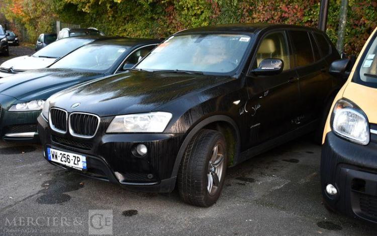 BMW X3 xDRIVE 2,0i 184CH CONFORT STEPTRONIC A NOIR NMMF656