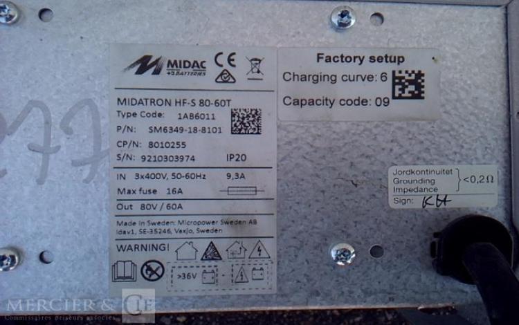 TOYOTA CHARIOT MAT FRONTAL ELEC 8FBMKT25 2721H AN2021 GRIS 15277