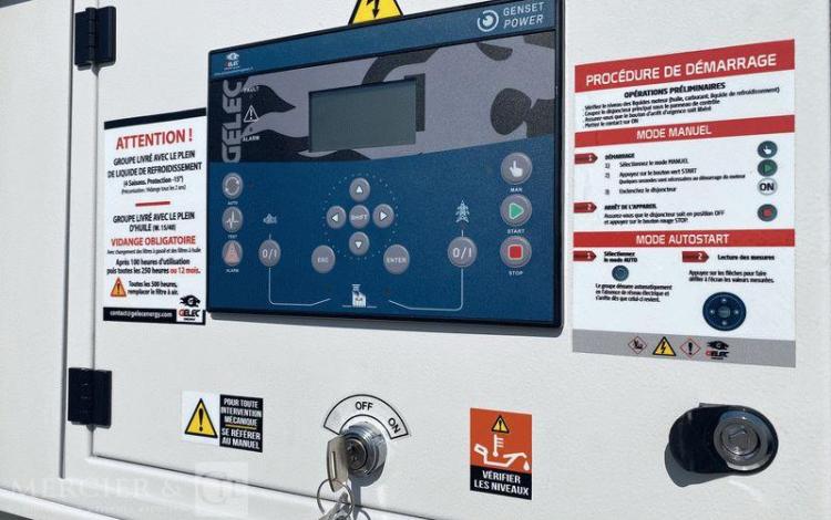 GELEC ENERGY GROUPE ELECTROGENE LION 825YC DIESEL 750KVA – 600KW – 1083A -324 Heures -AN 2022  2001950